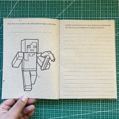 Cuaderno de caligrafía - Minecraft - Malu Cuadernos