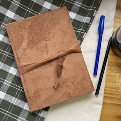 Cuaderno símil gamuza - A5 en internet