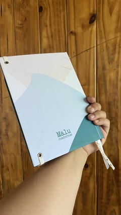 Cuaderno frances personalizado - Malu Cuadernos