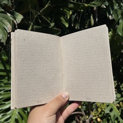 Cuaderno Florcitas azules - Copta A6 - Malu Cuadernos