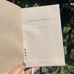 Cuaderno personalizado - Tinte de Cebolla - tienda online