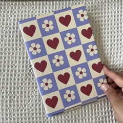Libreta flores y corazones - comprar online