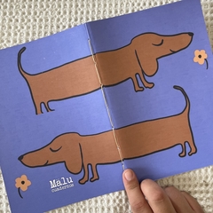 Libreta perro salchicha - Malu Cuadernos