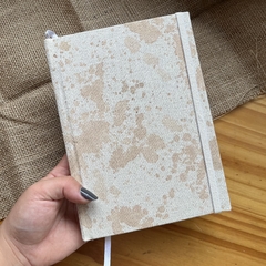 Cuaderno cebolla manchado