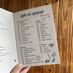 Cuaderno de viajes - personalizado - tienda online