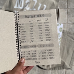 Recetario anillado - tienda online