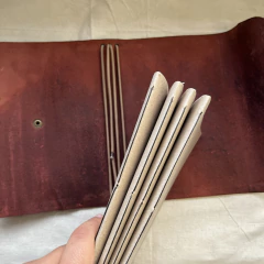 Midoride cuero - Malu Cuadernos