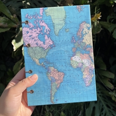 Cuaderno de viajes - Mapa mundi