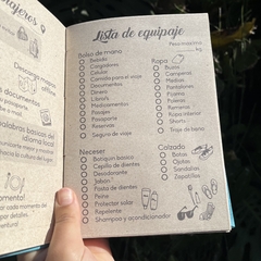 Cuaderno de viajes - Mapa mundi