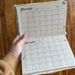 Cuaderno de viajes - Mapa antiguo - Malu Cuadernos