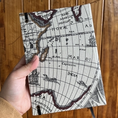 Cuaderno de viajes - Mapa antiguo - Malu Cuadernos
