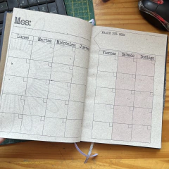 AGENDA PERPETUA - INTERIOR FLORES - PERSONALIZADA