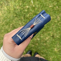 Imagen de Mini bitácora azul rayada