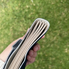 Mini bitácora azul lisa - Malu Cuadernos