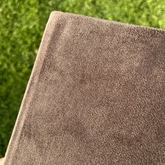 Cuaderno marrón - tela pana - comprar online