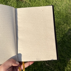 Cuaderno marrón - tela pana en internet