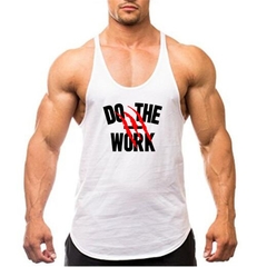 Marca dos homens roupas de moda workout tanque de impressão superior algodão ginásios colete musculação undershirt masculino topos fitness sem mangas camisa