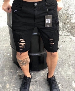 Bermudas Masculinas Jeans Destroyed Estilo Moda Homem - COISA DE HOMEM