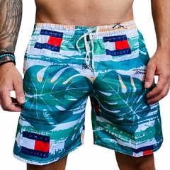 KIT 3 SHORT MASCULINO ESTAMPADO MAURICINHO TACTEL - COISA DE HOMEM