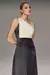 VESTIDO LONGO COM DEC ASSIMETRICO PRETO/BEG na internet