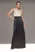 VESTIDO LONGO COM DEC ASSIMETRICO PRETO/BEG - comprar online