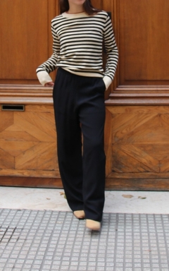 Pantalón Maui Crepe Negro - comprar online