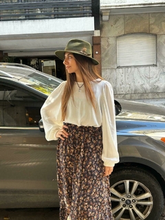 Blusa Tobago Crepe Blanco en internet