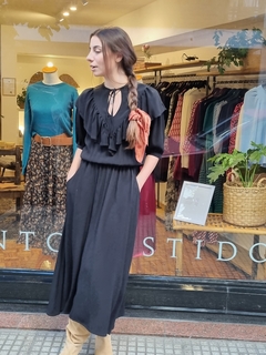 Vestido Merlot Negro - comprar online