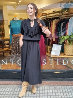 Vestido Merlot Negro en internet