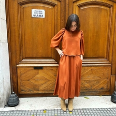 Imagen de Blusa trinidad twill Terracota