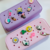 Estojo Escolar de Silicone com 7 Pingentes Fofos - Poli