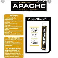 Membrana Apache 4mm 33kg - comprar online