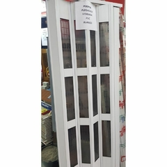 Puerta plegadiza con vidrio 3/4 - comprar online