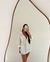 Chemise | manga longa branco na internet