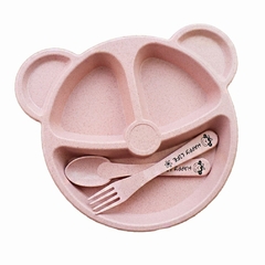 Conjunto de Prato e Talheres Infantil - loja online