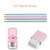Kit Pastel Faber Castell:4 Lápis de Escrever Pastel N°2+Apontador+Borracha