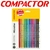 Caneta Microline Fineliner Ponta Fina 0.4mm Compactor c/12 Cores