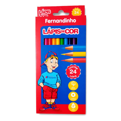 24 Lápis de Cor Fernandinho Faber-Castell