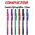 Caneta Esferográfica Compactor 07B 1.2mm c/6 Cores