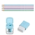 Kit Pastel Faber Castell:4 Lápis de Escrever Pastel N°2+Apontador+Borracha na internet