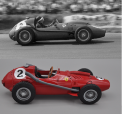 1958-07-19 Dino 246 F1 (2) Mike Hawthorn GBR - Silverstone 2