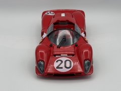 1967-05-20 330 P3/4 Spyder (20) Chris Amon - Nino Vaccarella Le Mans R - Fornari Passione Rossa