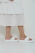 Chinelo Flatform Ária Branco - comprar online