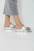 Chinelo Flatform Ária Prata na internet