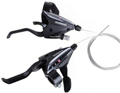 SET DE MANIJAS INTEGRADAS DE FRENO Y CAMBIO SHIMANO ST-EF65-8R 3X8 VELOCIDADES. - comprar online