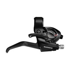 MANIJA DE CAMBIO/FRENO TRASERA DE 8 Y DELANTERA DE 3 VELOCIDADES SHIMANO TOURNEY ST-TX800L (SET)