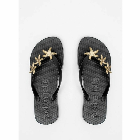 Chinelo Petite Jolie Fresh Preto PJ7672