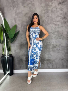 Vestido Thalita Midi na Malha Suplex - comprar online
