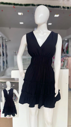 Vestidinho Curto Cut Out com Lastex e Babados - loja online