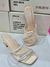 Salto Melissa Creme Strass Di Valentini - comprar online